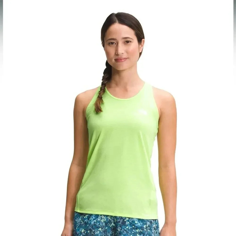 THE NORTH FACE Women's Wander Performance Tank, Sharp Green XL NWT